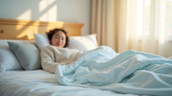 Optimiser votre sommeil avec une couverture lestée 5kg