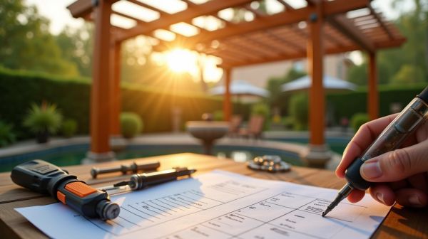 Réussir l'installation d'une pergola avec store efficace